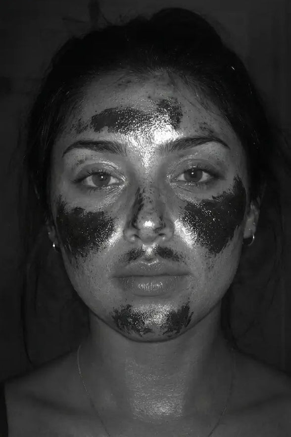 UV view showing missed sunscreen coverage